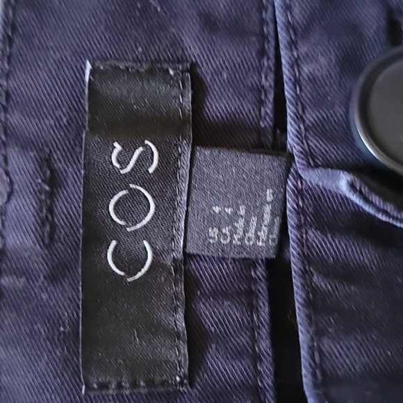 COS navy blue cropped pants size US 4 - Picture 5 of 10